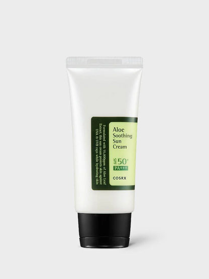Aloe Soothing Sun Cream SPF50+ PA+++ - Hydrating Korean Sunscreen for Daily UV Protection
