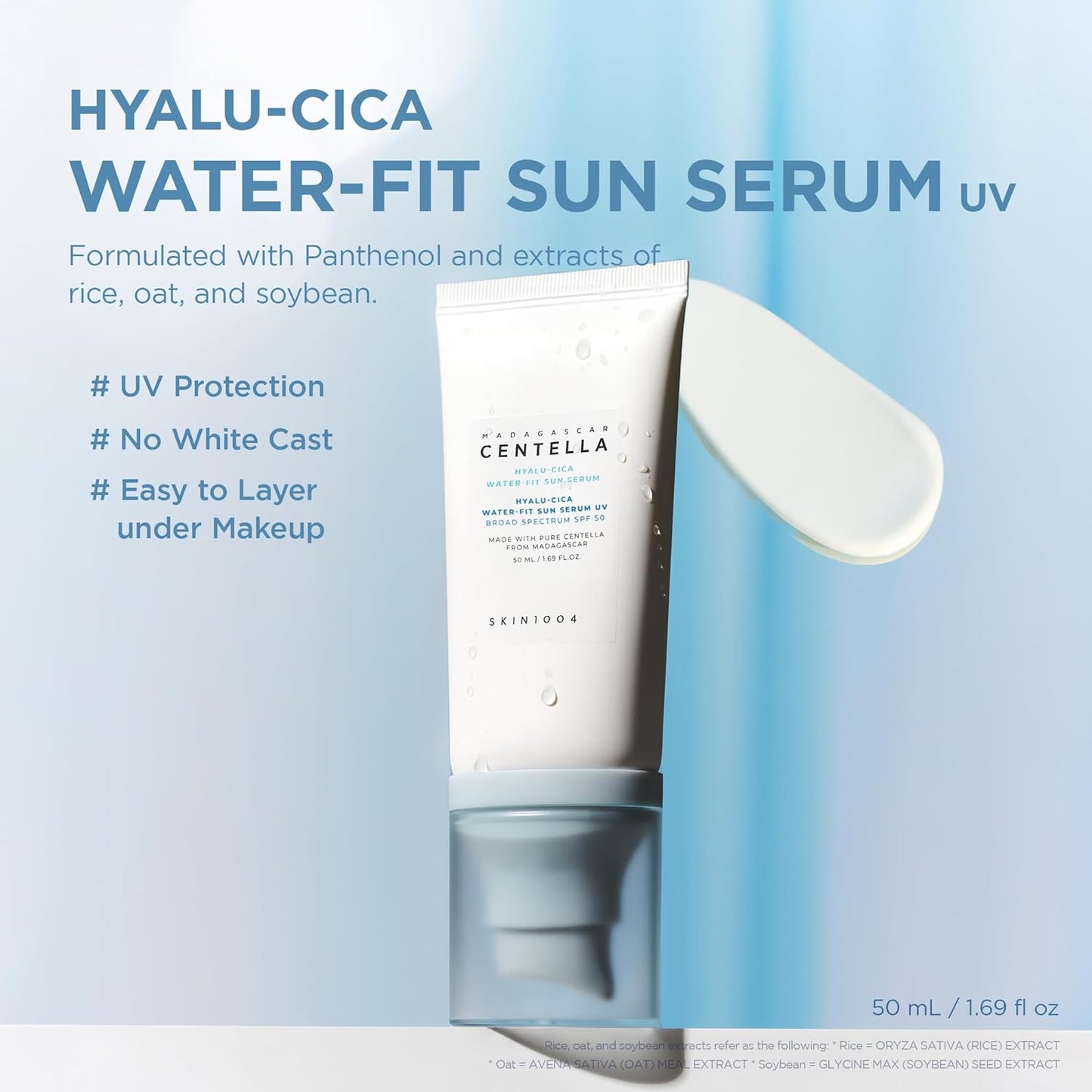 Hyalu-Cica Water-Fit Sun Serum SPF50+ PA++++