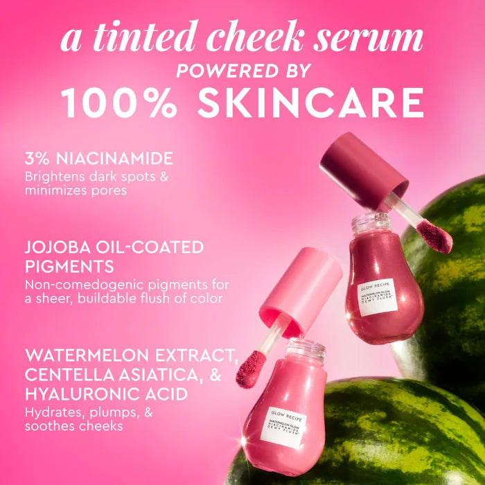 Watermelon Glow Niacinamide Dewy Flush – Brightening Serum Blush for Radiant Glow
