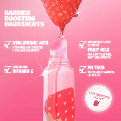 Unreal Lips Healthy Glow Nectar Nourishing Lip Oil with Hyaluronic Acid and Vitamin E