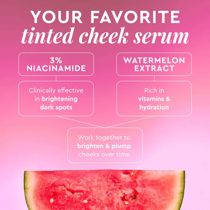 Watermelon Glow Niacinamide Dewy Flush – Brightening Serum Blush for Radiant Glow