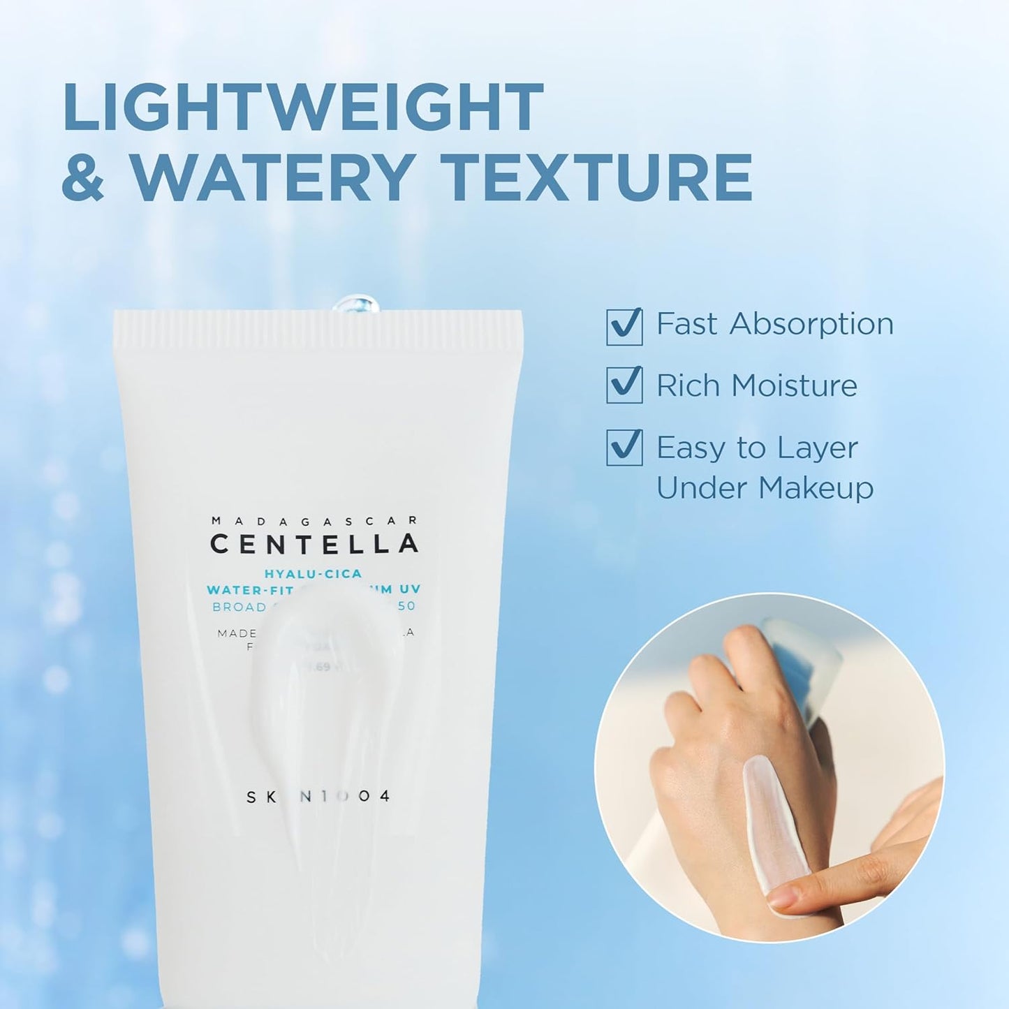 Hyalu-Cica Water-Fit Sun Serum SPF50+ PA++++