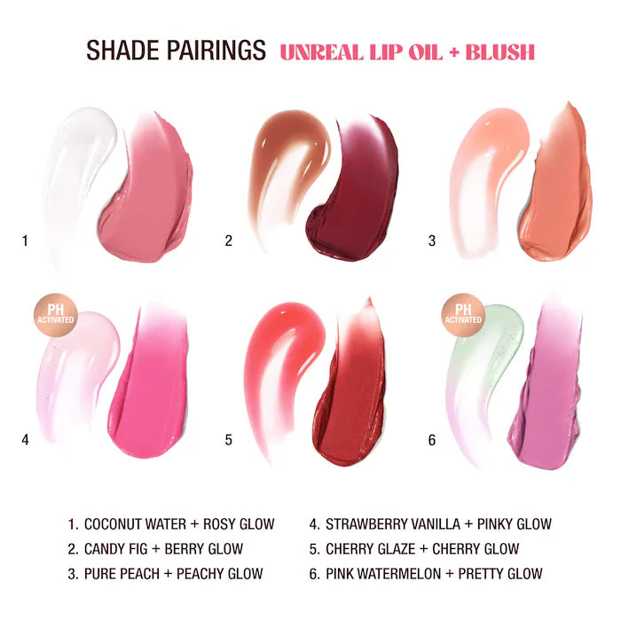 Unreal Lips Healthy Glow Nectar Nourishing Lip Oil with Hyaluronic Acid and Vitamin E