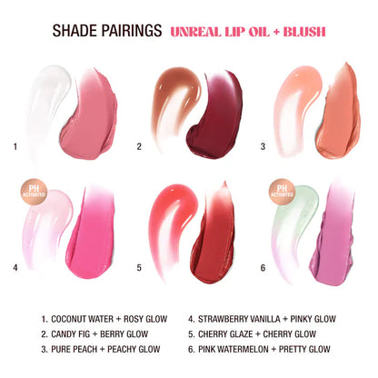Unreal Lips Healthy Glow Nectar Nourishing Lip Oil with Hyaluronic Acid and Vitamin E